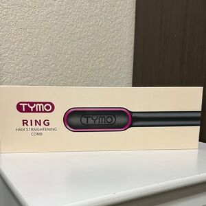 TYMO Hair Straightening‎ Comb - Black and Pink